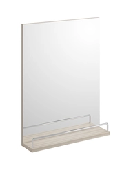 Bathroom mirror with shelf photo