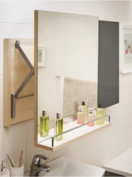 Bathroom Mirror With Shelf Photo