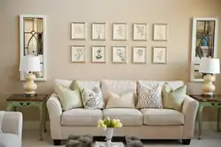 Framed photo on the wall in the living room