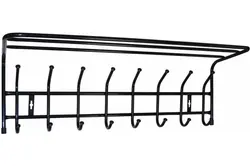 Metal Wall Hangers For Clothes In The Hallway Photo