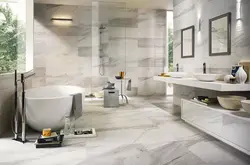 Large size tiles for bathtub photo