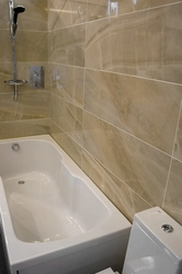 Large size tiles for bathtub photo