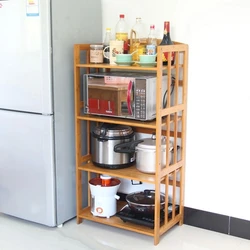 Floor racks for kitchen photo