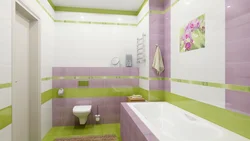Bath design with tulips