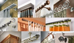 Curtain Rods Wall Photos For Kitchen