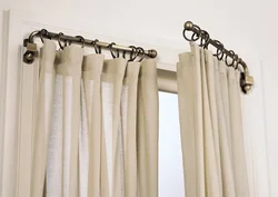 Curtain rods wall photos for kitchen