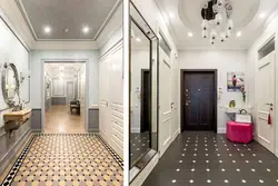 Tiles in the hallway interior