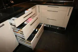 Photo Of A Kitchen With Drawers Below