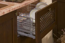 Photo of a kitchen with drawers below