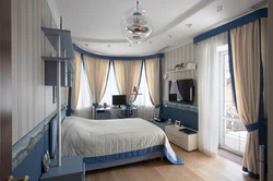 Curtain design for a teenager's bedroom