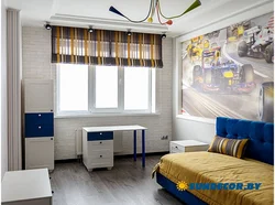 Curtain design for a teenager's bedroom