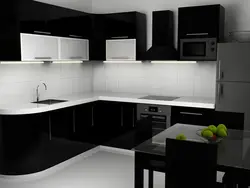 Black Corner Kitchens Photo