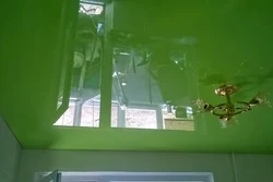 Photo ceiling for kitchen green