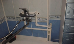 Photo Of Installed Faucets In The Bathroom