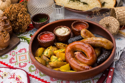 Russian national cuisine photo