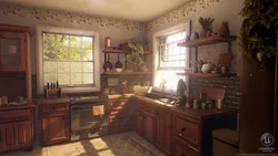 Kitchen interior aesthetics