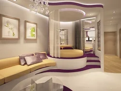 Living room design podium