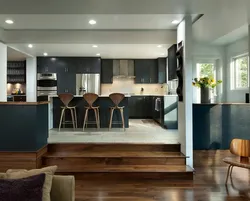 Living room design podium