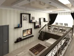 Living room design podium