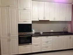 Kitchen white ash in the interior