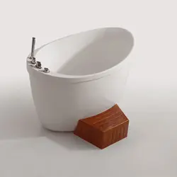 Bathtub like a bowl photo