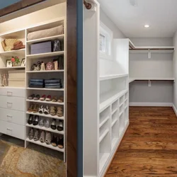 Storage room in the hallway design