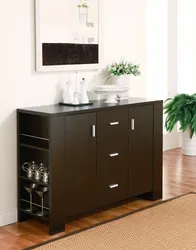 Chest of drawers in the kitchen in the interior