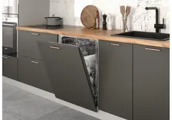 Color gray soft kitchen photo