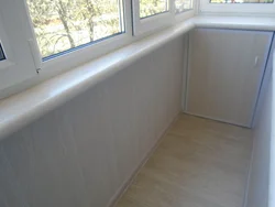 Finishing The Loggia With Plastic Panels Photo