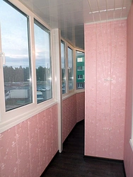 Finishing The Loggia With Plastic Panels Photo