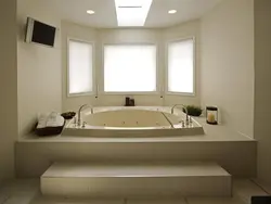 Bathroom On The Podium In The Interior