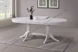 Dining table for kitchen extendable oval photo