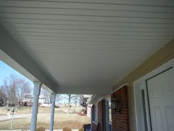 Ceiling siding in the kitchen photo