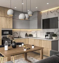 Wallpaper for the kitchen photo 2019 modern for a small kitchen