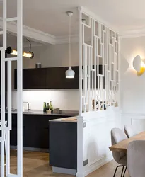 Dividing partition in the kitchen photo