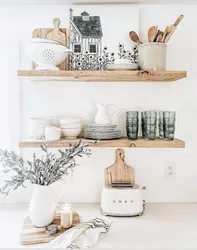 Kitchen interior with dishes