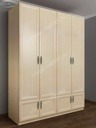 Wardrobe With A Hinged Mezzanine In The Hallway Photo