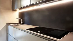 LED lamps in the kitchen photo