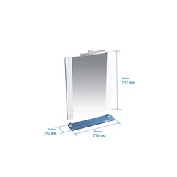 Bathroom mirror sizes photo