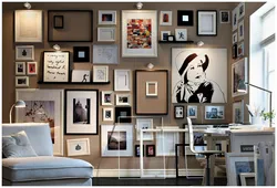 Frames In The Bedroom Interior