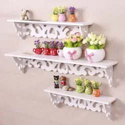 Полка для цветов на кухню фото