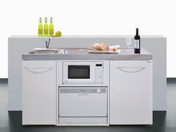 Dishwasher under the kitchen sink photo