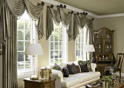 How to beautifully hang curtains in the living room photo