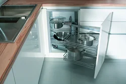 Kitchen Corner Drawers Photo