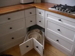 Kitchen Corner Drawers Photo