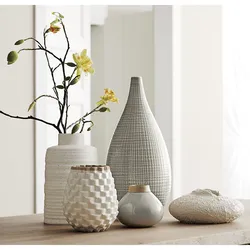 Interior bath vases
