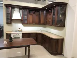 Black earth kitchen furniture photo