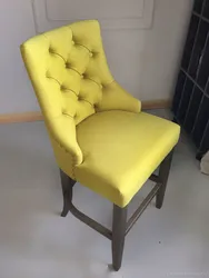 Mətbəx fotoşəkili üçün yumşaq stullar