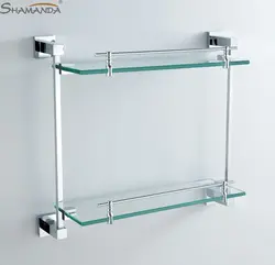 Полки стеклянные ванна фото