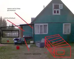 Пристройка К Дому Ванна Туалет Фото